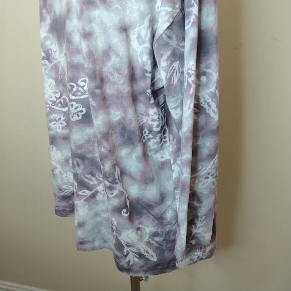 J Jill Pure Jill Floral Shirt Long Sleeve Tee Boxy - Picture 7 of 10